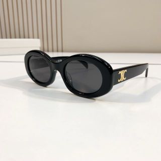celine - サングラス セリーヌ ネイビー ゴールド キャットアイ 青 金