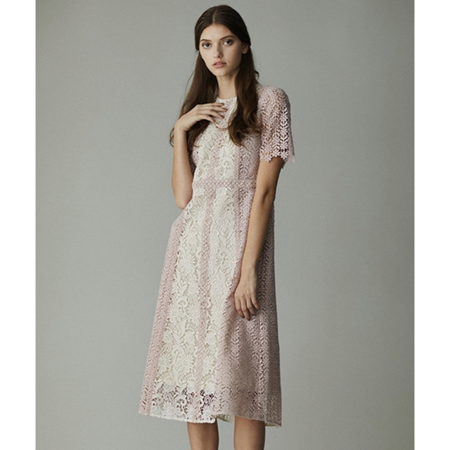 JILLSTUART(ジルスチュアート)の【ほぼ未使用】JILLSTUART Endy ROBE アリッサレースワンピース レディースのワンピース(ロングワンピース/マキシワンピース)の商品写真