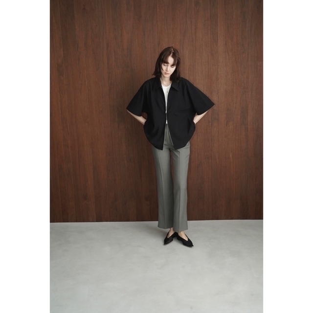 CLANE RIB STRIPE ZIP SHIRT PANTS SET - フォーマル