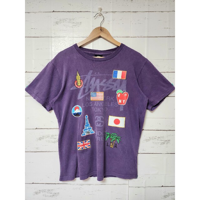 STUSSY - 《希少》STUSSY ステューシー Tシャツ シャネル 万国旗