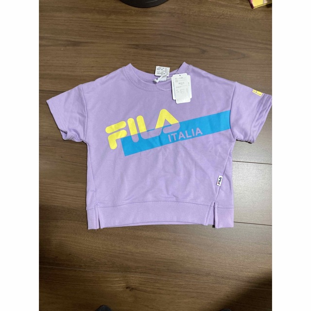 FILA(フィラ)のFILA 110cm トップス　新品タグ付き！ キッズ/ベビー/マタニティのキッズ服女の子用(90cm~)(Tシャツ/カットソー)の商品写真