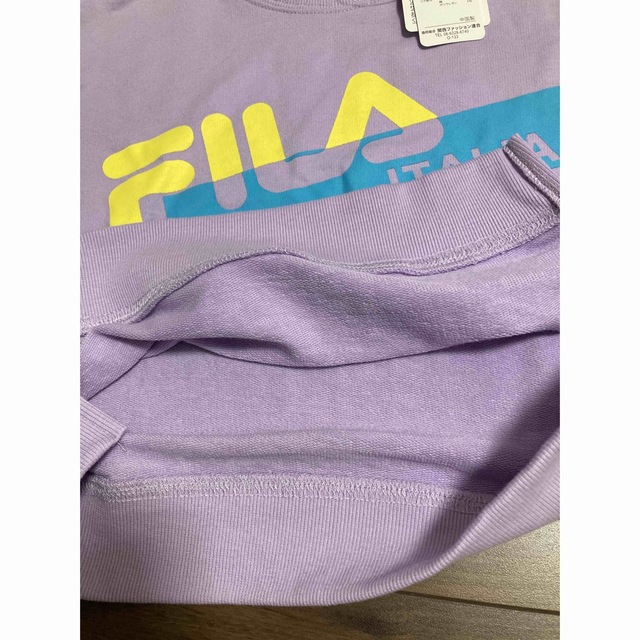 FILA(フィラ)のFILA 110cm トップス　新品タグ付き！ キッズ/ベビー/マタニティのキッズ服女の子用(90cm~)(Tシャツ/カットソー)の商品写真