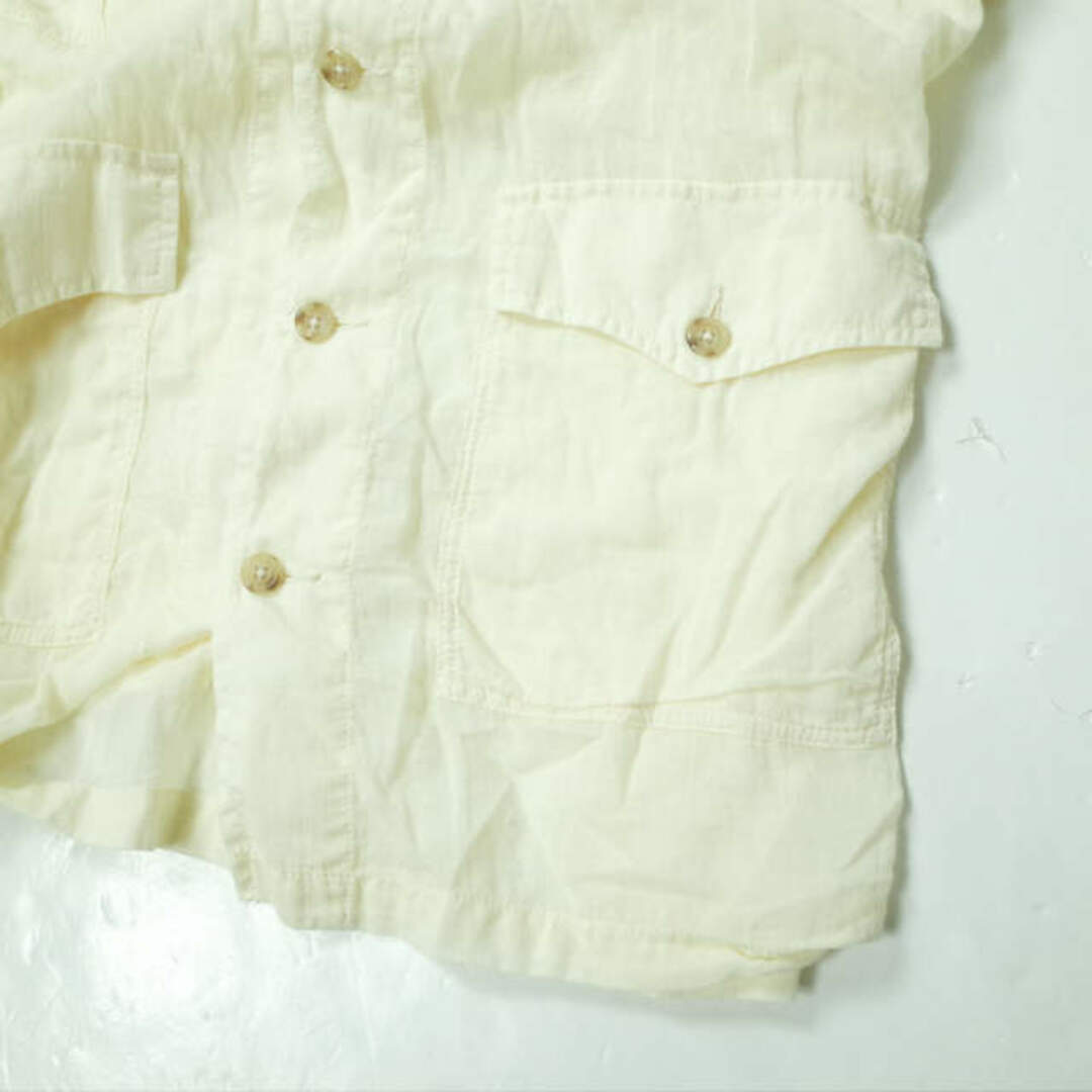 BEAMS BOY(ビームスボーイ)のBEAMS BOY ビームスボーイ 20AW コットンボイルサファリシャツ 13-11-1319-652 ONE SIZE IVORY 長袖 トップス【中古】【BEAMS BOY】 レディースのトップス(シャツ/ブラウス(長袖/七分))の商品写真