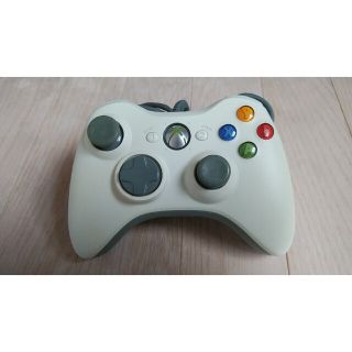 エックスボックス360(Xbox360)のXBOX360 有線 コントローラー リキッドホワイト マイクロソフト(家庭用ゲーム機本体)