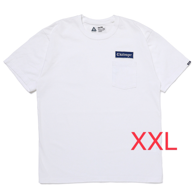 XXL 23SS CHALLENGER LOGO PATCH TEE WHITE