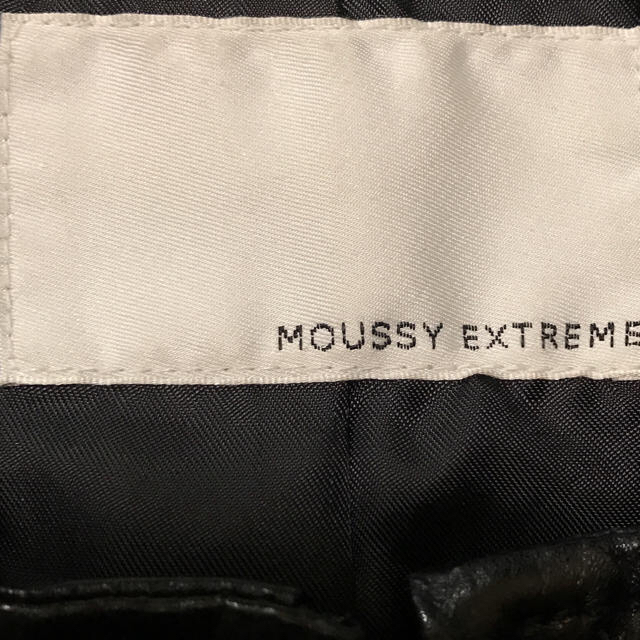 moussy(マウジー)のayako様専用moussy extreme ノーカラー ショート  レディースのジャケット/アウター(ライダースジャケット)の商品写真
