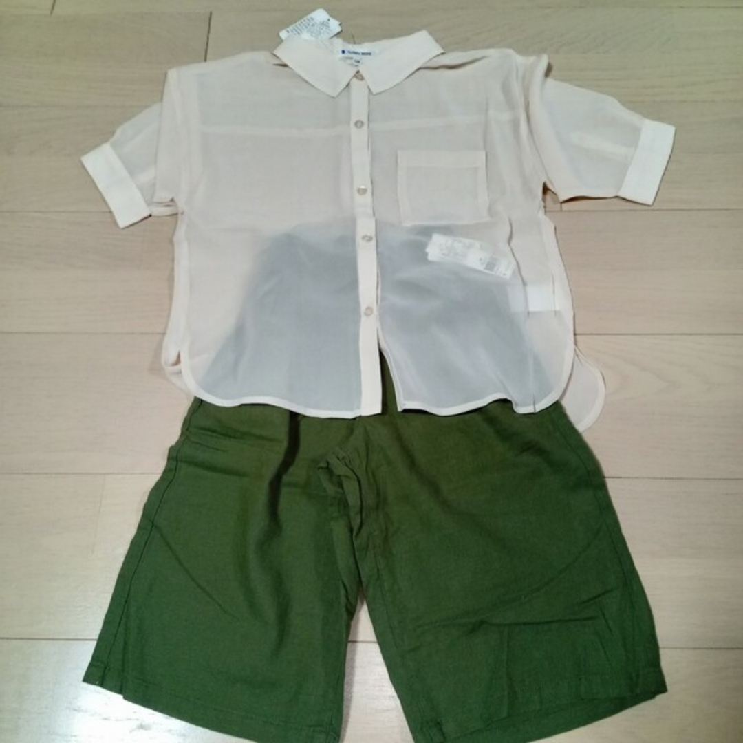 GLOBAL WORK(グローバルワーク)のGLOBAL WORK キッズ シアーBIGシャツ キッズ/ベビー/マタニティのキッズ服女の子用(90cm~)(ブラウス)の商品写真