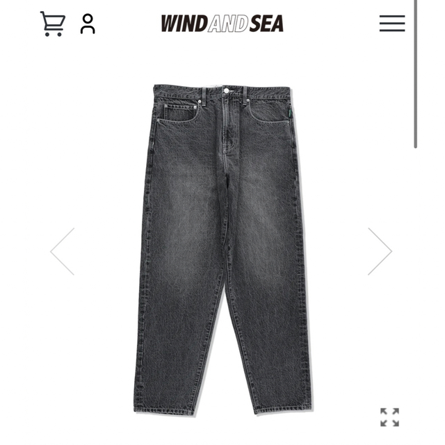 WIND AND SEA SDT LOOSE FIT DENIM PT/Sサイズ