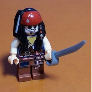 レゴ(Lego)のレゴ★POTC ジャック・スパロウ スケルトンVer.美品 激レア(キャラクターグッズ)