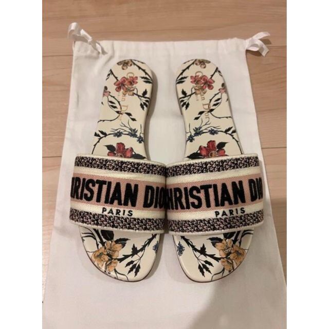 DIOR ディオール 新品未使用 完売柄サンダル 37