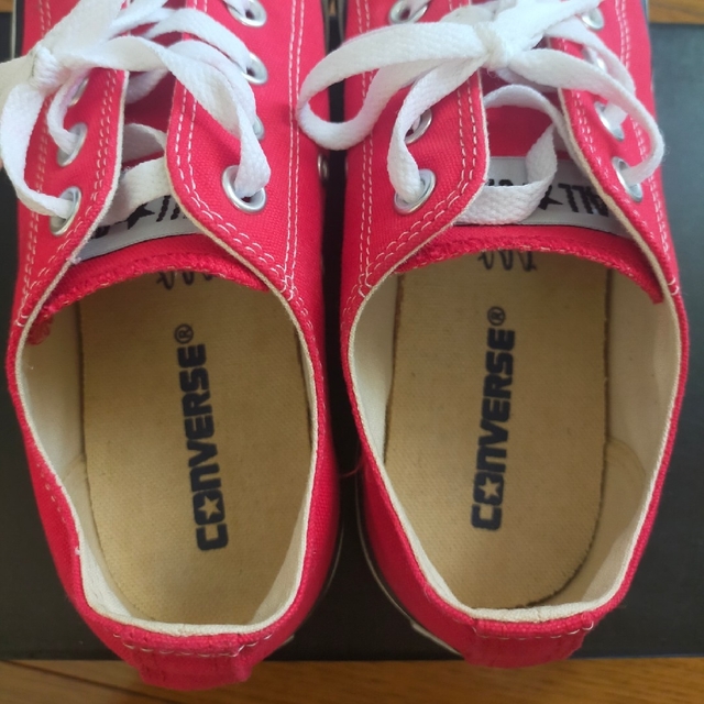 CONVERSE(コンバース)のコンバース　CONVERSE　オールスター　ローカット　スニーカー　赤　レッド レディースの靴/シューズ(スニーカー)の商品写真