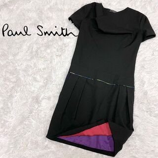 ポールスミス(Paul Smith)の極美品　BLACK LABEL Paul Smith マルチカラーワンピース(ひざ丈ワンピース)