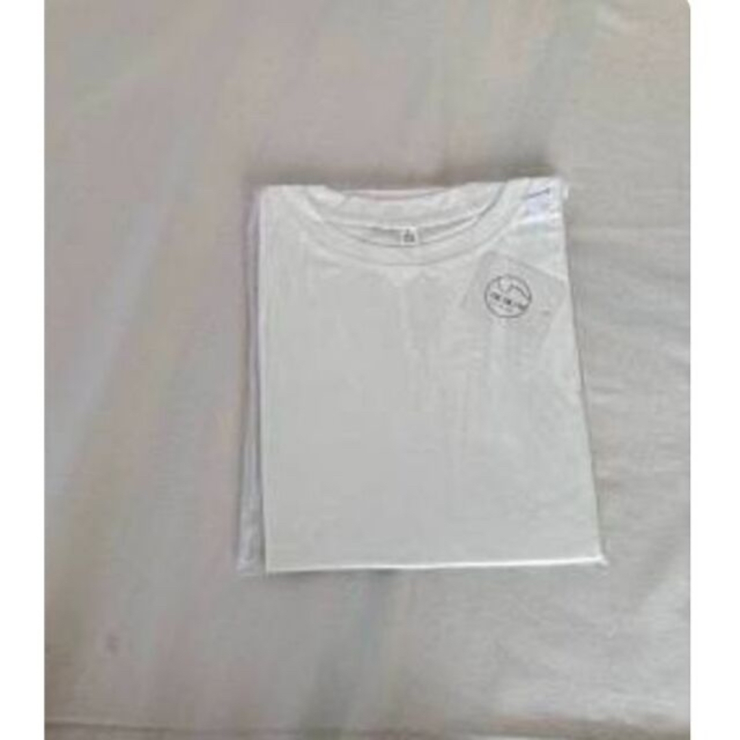 XL ノースリーブ カットソー クルーネック 白 ホワイトハンサムTシャツ  レディースのトップス(Tシャツ(半袖/袖なし))の商品写真