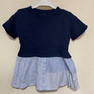 ザラ(ZARA)のZARA キッズ　レイヤードカットソー　ペプラムカットソー(Tシャツ/カットソー)