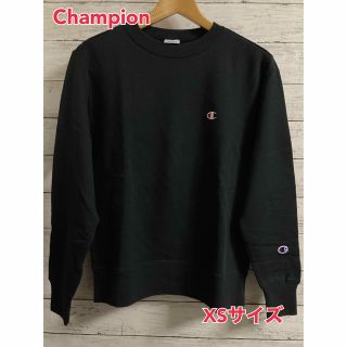 チャンピオン(Champion)の●新品 Champion レディーストレーナー スエット ブラック XSサイズ●(トレーナー/スウェット)