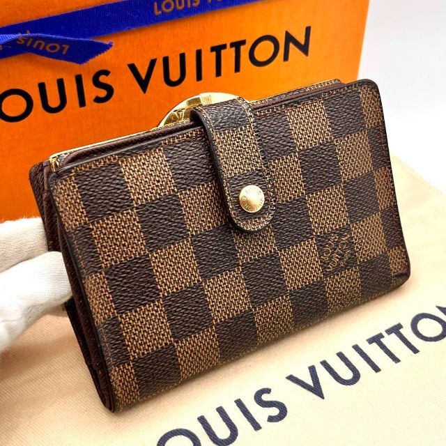 【美品】LouisVuitton モネ　ビエ　ヴィエノワ　ガマ口財布　折財布