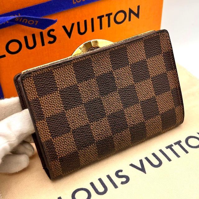 【美品】LouisVuitton モネ　ビエ　ヴィエノワ　ガマ口財布　折財布