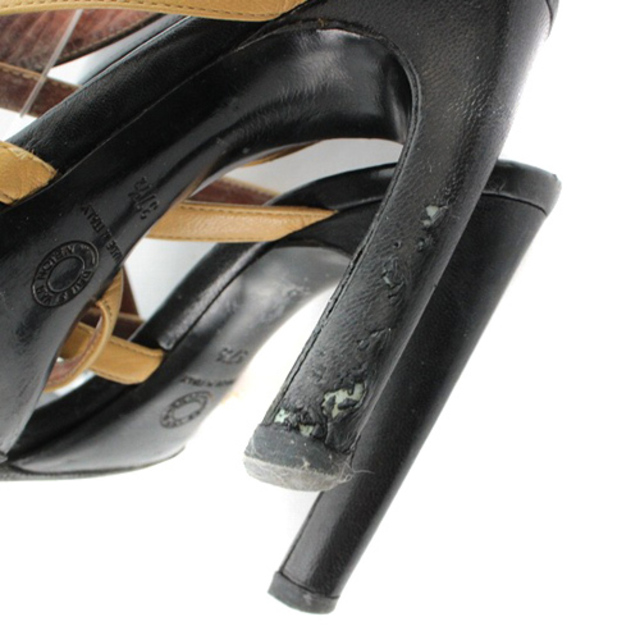 DRIES VAN NOTEN(ドリスヴァンノッテン)のドリスヴァンノッテン サンダル レザー 37.5 24.5cm 黒 レディースの靴/シューズ(ミュール)の商品写真