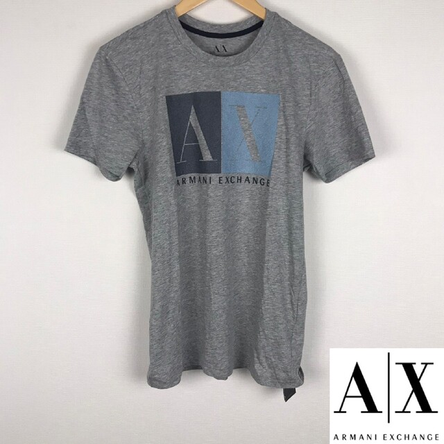 新品 アルマーニエクスチェンジ 半袖Tシャツ グレー サイズS タグ付未使用品