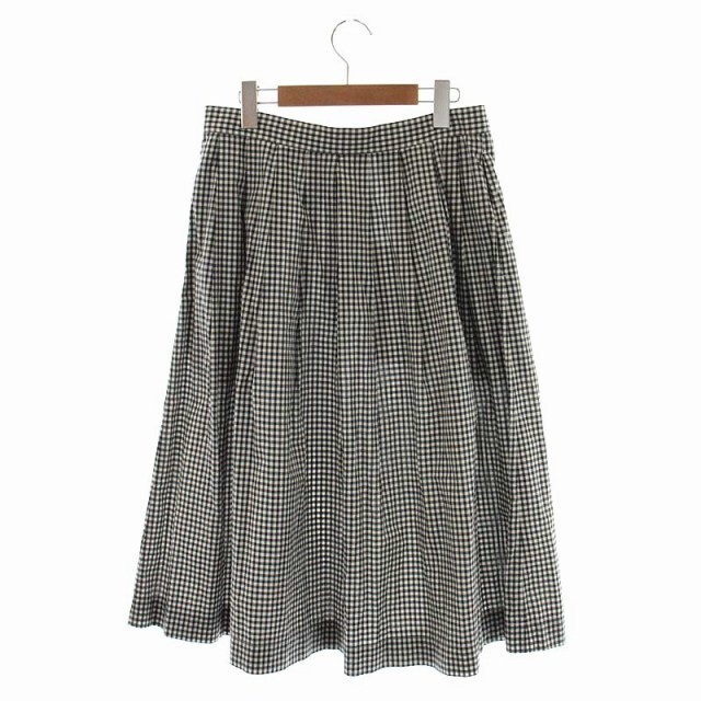 MARGARET HOWELL(マーガレットハウエル)のマーガレットハウエル DRY GINGHAMCHECK COTTON スカート レディースのスカート(ロングスカート)の商品写真