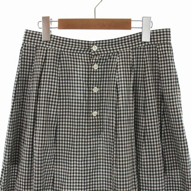 MARGARET HOWELL(マーガレットハウエル)のマーガレットハウエル DRY GINGHAMCHECK COTTON スカート レディースのスカート(ロングスカート)の商品写真