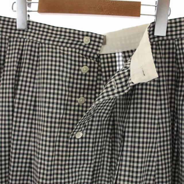 MARGARET HOWELL(マーガレットハウエル)のマーガレットハウエル DRY GINGHAMCHECK COTTON スカート レディースのスカート(ロングスカート)の商品写真