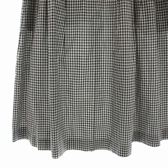 MARGARET HOWELL(マーガレットハウエル)のマーガレットハウエル DRY GINGHAMCHECK COTTON スカート レディースのスカート(ロングスカート)の商品写真