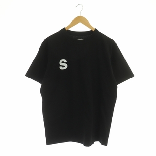 サカイ(sacai)のサカイ sacai 22SS ロゴ プリント Tシャツ カットソー 半袖 3 黒(Tシャツ/カットソー(半袖/袖なし))