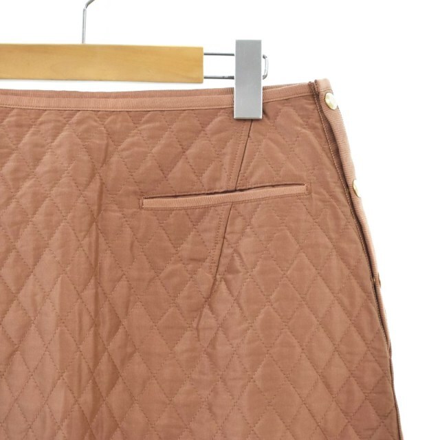 Drawer(ドゥロワー)のDrawer 21AW コットン シルク キルティング スカート ロング 台形 レディースのスカート(ロングスカート)の商品写真