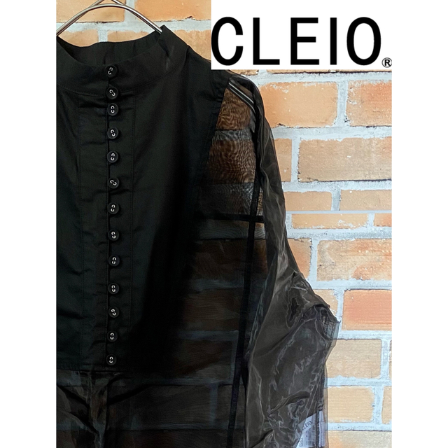 CLEIO(クレイオ)の【上品】CLEIO クレイオ☆お洒落なシースルーシャツ！ レディースのトップス(シャツ/ブラウス(長袖/七分))の商品写真