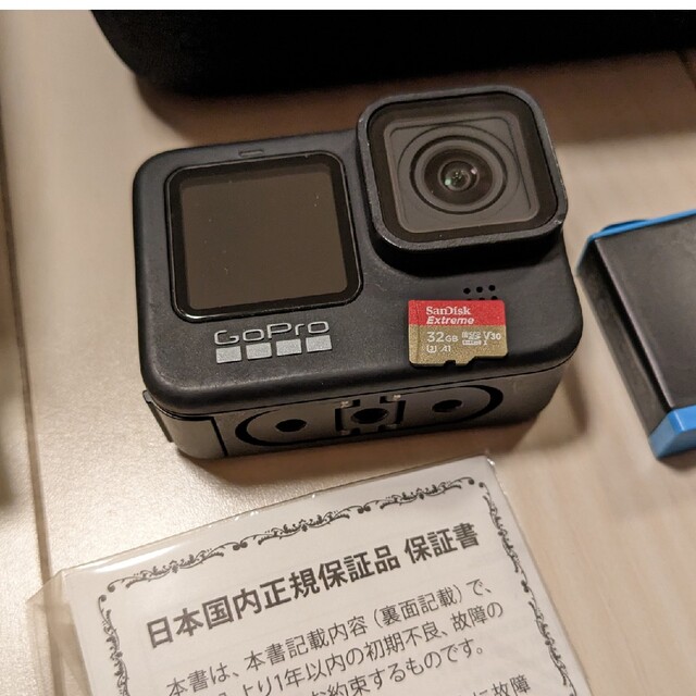 新品未開封GoPro HERO9 BLACK MicroSD 32GB付き