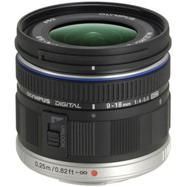 OLYMPUS(オリンパス)の新品 オリンパス ED 9-18mm f4.0-5.6 1年保証 キタムラ購入 スマホ/家電/カメラのカメラ(レンズ(ズーム))の商品写真