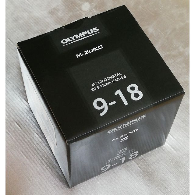 OLYMPUS(オリンパス)の新品 オリンパス ED 9-18mm f4.0-5.6 1年保証 キタムラ購入 スマホ/家電/カメラのカメラ(レンズ(ズーム))の商品写真