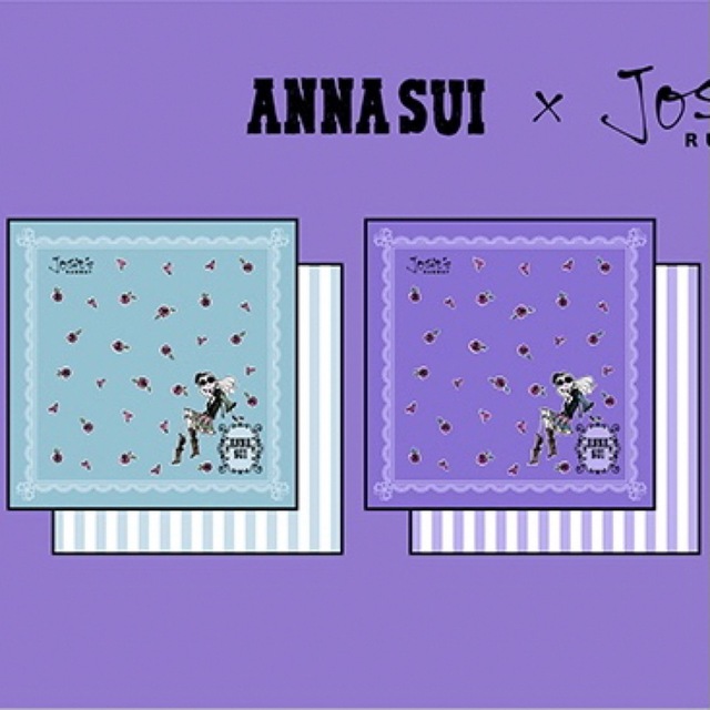 ANNA SUI(アナスイ)の◇◆ANNA SUI×Josie's RUNWAY◆◇ ガーゼハンカチ 2枚 エンタメ/ホビーのおもちゃ/ぬいぐるみ(キャラクターグッズ)の商品写真