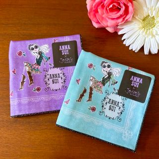 ANNA SUI - ◇◇ANNA SUI×Josie's RUNWAY◇◇ ガーゼハンカチ 2枚の