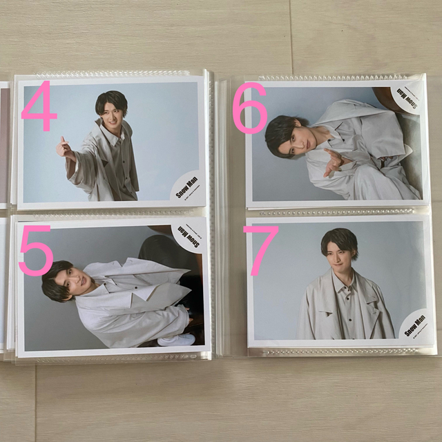 Snow Man(スノーマン)のバラ売可 深澤 向井 目黒 ポートレートシリーズ オリジナルフォト エンタメ/ホビーのタレントグッズ(アイドルグッズ)の商品写真