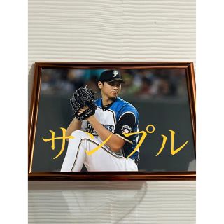 メジャーリーグベースボール(MLB)の◆大谷翔平　ファイターズ時代A4写真 説明↓最後まで是非！フレームピンクゴールド(記念品/関連グッズ)