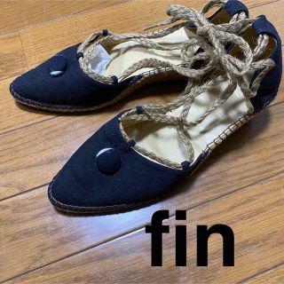 フィン(Fin)のFin フィン　ウェッジソールサンダル　エスパドリーユ(サンダル)