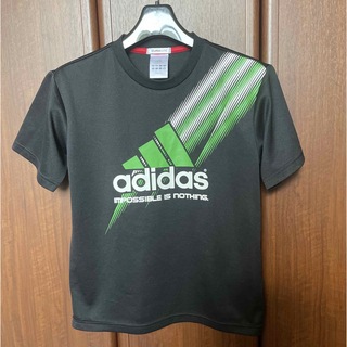 アディダス(adidas)のアディダス　キッズ　140 メッシュ　Tシャツ ブラック　トレーニングウェア(Tシャツ/カットソー)