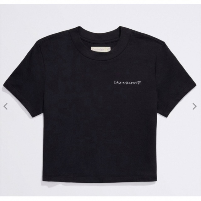 Calvin Klein(カルバンクライン)のJennie for Calvin Klein SコットンジャージーベビーT レディースのトップス(Tシャツ(半袖/袖なし))の商品写真