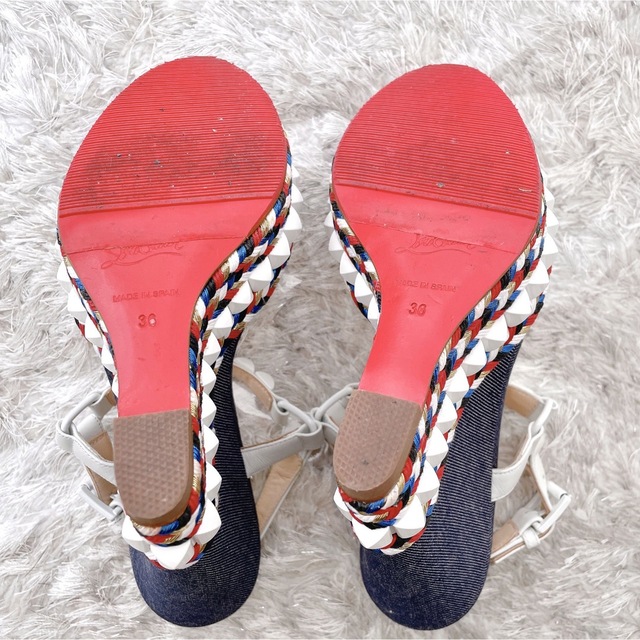 Christian Louboutin - ルブタン スタッズ ウェッジ カタクロウ