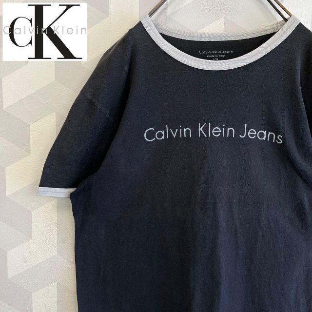 Calvin Klein - 【カルバンクライン】サイズL ブランドロゴ リンガー