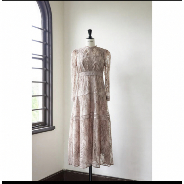 Jupiter Lace-Trimming Dress