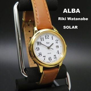 セイコー(SEIKO)のALBA Riki Watanabe ソーラー腕時計 デイト(腕時計)