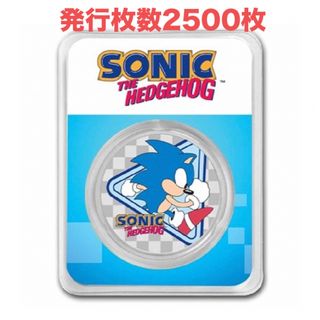 セガ(SEGA)の大幅値下げ終了　2022年 ソニック銀貨　1オンス　TEP カラー銀貨(金属工芸)