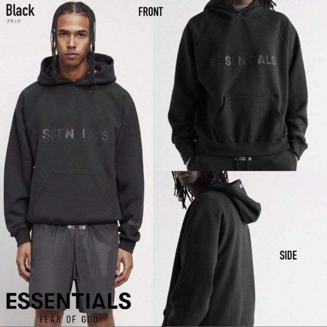 ESSENTIALS 3D SILICON BOXY HOODIE