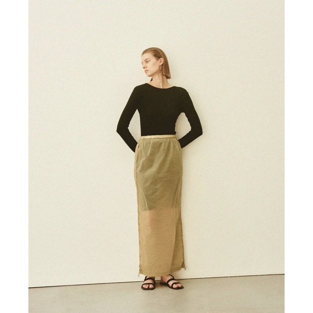 enof nylon skirt - ロングスカート
