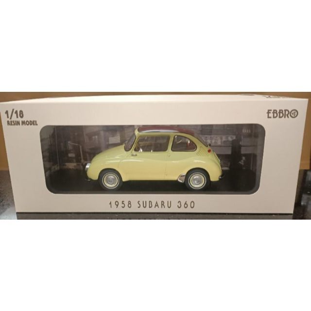 ミニカー 1/18 スバル 360 1958 イエロー