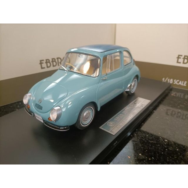 ミニカー 1/18 スバル 360 1958 ブルーミニカー