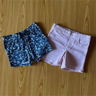 エイチアンドエム(H&M)の未使用品 H&M 110㎝ ショートパンツ2点(パンツ/スパッツ)